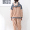 爱心鼠(Aixinshu) 秋冬季厚款连帽长毛绒居家服保暖长袖长裤情侣服秋冬天珊瑚绒男士女士睡衣套装9371 女款M码 4号款