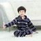 秋冬季儿女童童睡衣法兰绒套装男童保暖家居服 20码（适合身高135-145cm） 巧克力色