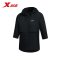 特步(Xtep)女子运动外套综训单层风衣秋季女士短款特款型五分袖时尚舒适跑步健身运动风衣882128149103 黑. 2XL