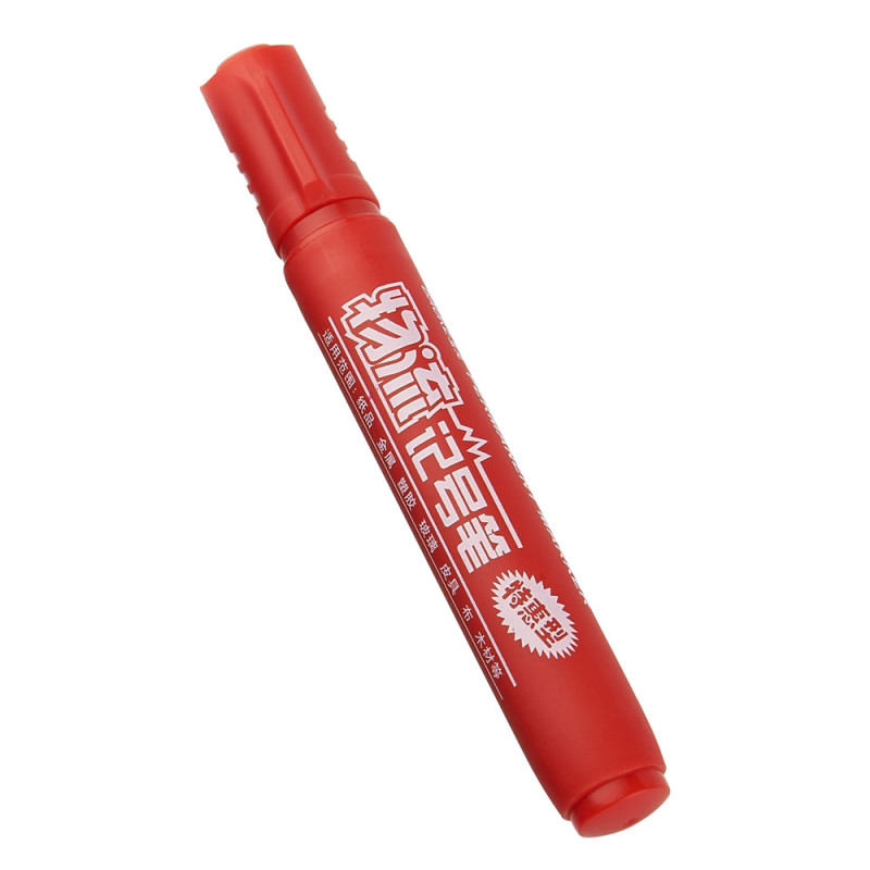 宝克(baoke)物流记号笔MP291快递笔仓库大头笔红蓝黑色 12支/盒 红色