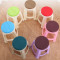塑料凳子家用简约时尚创意椅子加厚凳子板凳塑料成人板凳高方凳餐桌凳住宅家具坐具 凳 活力紫色大号