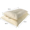 泰国天然乳胶枕头进口原料护颈按摩冷泡枕儿童枕头枕芯一对 默认尺寸 冷发泡填充60-40-10
