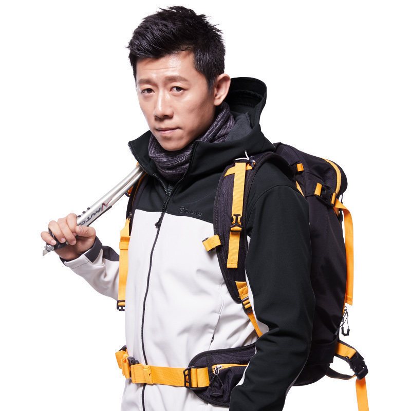 探路者（TOREAD）探路者明星同款户外17秋冬男女情侣款保暖越野软壳外套HAEF9103 3XL HAEF91033-G31G象牙白/斯蓝黑(男)