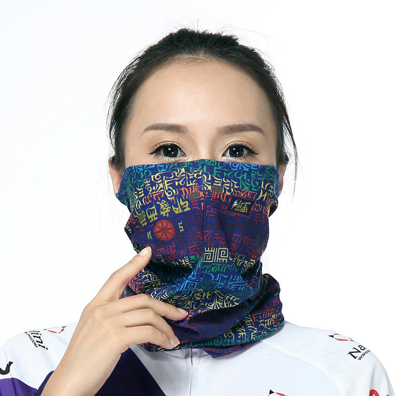 野彩户外百变无缝魔术头巾男女吸湿排汗防晒防紫外线口罩护脸脖套围脖面罩骑行头巾自行车头套徒步_6 川藏线