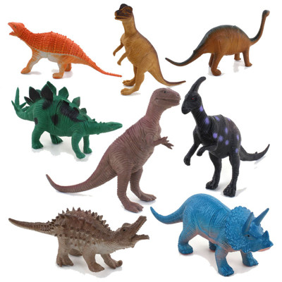 大号仿真恐龙塑胶模型 8款袋装