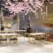 北欧大理石餐桌椅组合家用小户型餐桌现代简约餐厅桌椅长方形饭桌_355_504 桌1.2米+4把总统椅