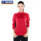 威克多Victor T-85103胜利羽毛球服 男女款针织长袖T恤 3XL 红色