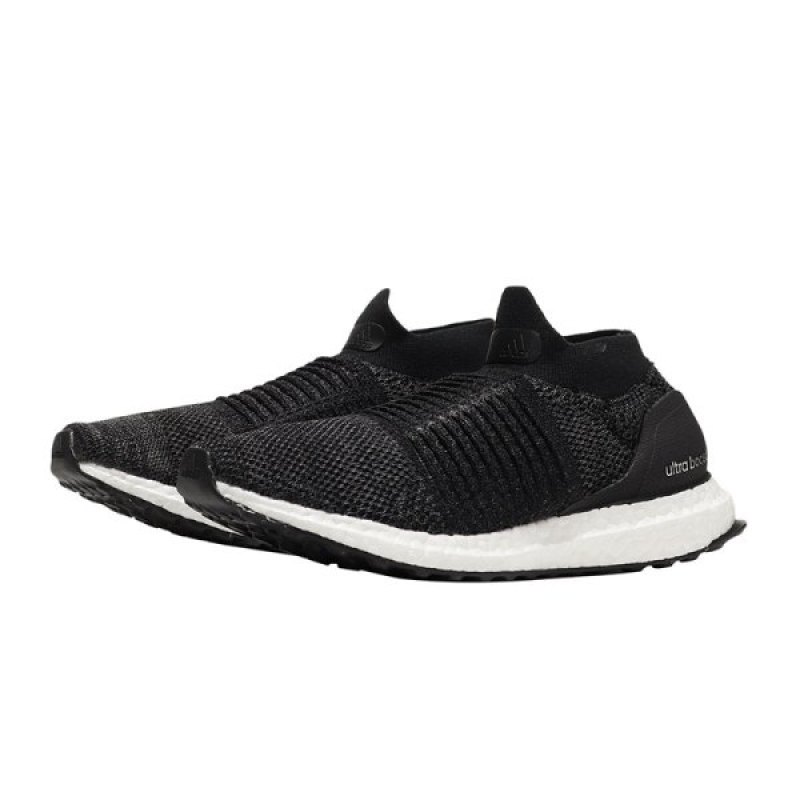 adidas阿迪达斯女子跑步鞋ULTRABOOST LACELESS休闲运动鞋 BB6311 BB6311黑色+灰色 41码