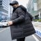 韦斯普 2018冬季新款白鸭绒男士羽绒服男中长款连帽羽绒加厚保暖男装外套E8987 XL 蓝色