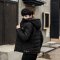 韦斯普 2018冬季新款内里加绒男士棉衣男加厚棉服冬装连帽棉袄时尚男装外套A995 4XL 蓝色