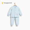 童泰TONGTAI秋冬夹棉外出服套装3-24个月婴幼儿宝宝纯棉对开薄棉服儿童通用90cm