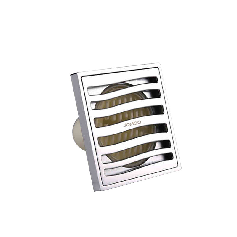 jomoo九牧精铜镀铬地漏大排量下水地漏卫生间厨房防虫防臭下水地漏