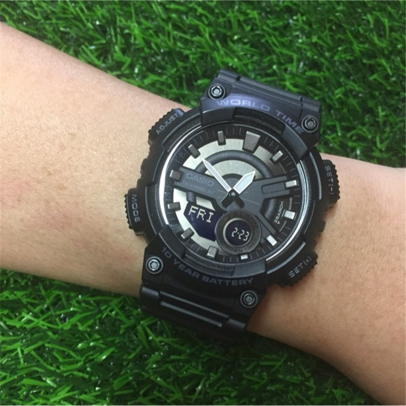 卡西歐(casio)手錶 g-shock 魔金雙顯時尚大氣 男士防水防震防磁運動