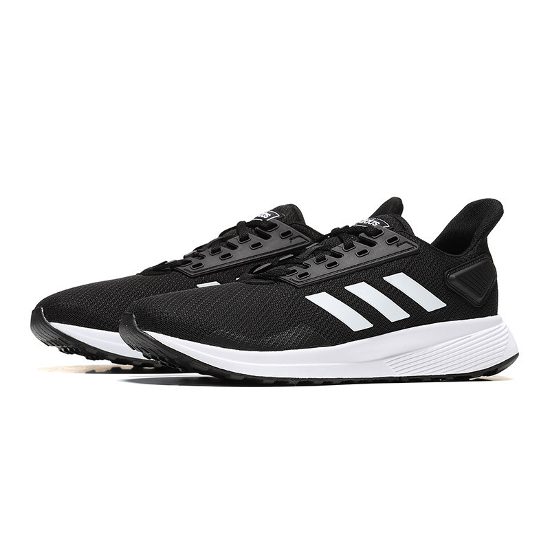 adidas阿迪达斯男鞋跑步鞋新款运动鞋BB0809 BB7066一号黑色+亮白 40码