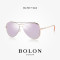 BOLON暴龙2018新款金属复古镜框太阳镜通用墨镜BL7017王俊凯同款 D62金粉色