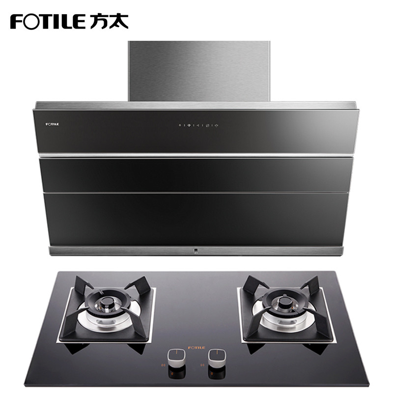 方太（FOTILE）JQD1T+HC86BE 20立方侧吸风魔方触控式抽油烟机燃气灶联动烟灶语音套餐天然气