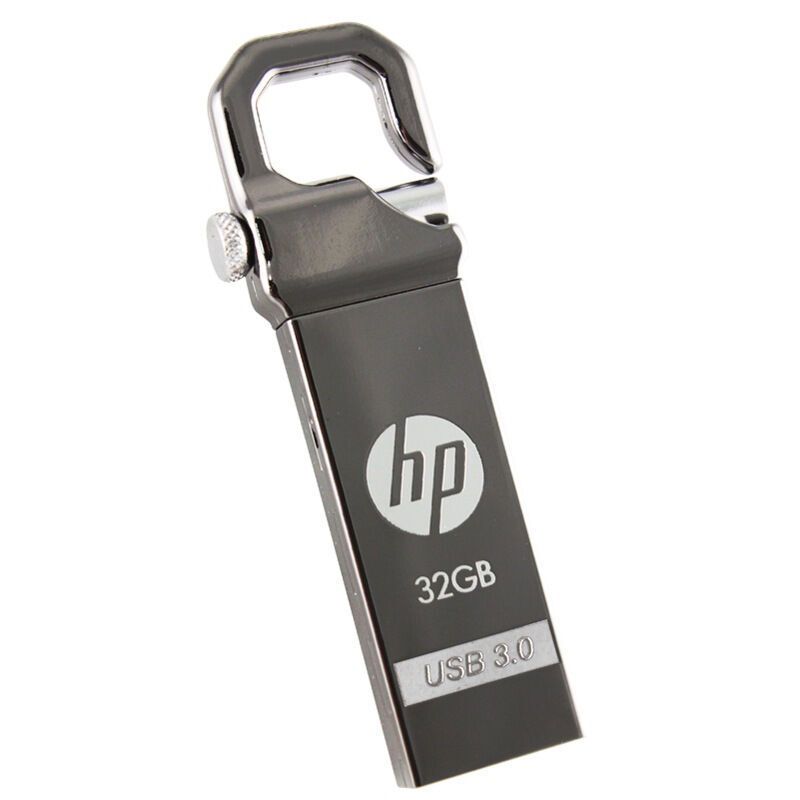 惠普（HP）32GB USB3.0 U盘 x750w 金属黑 高速安全金属钩头优盘