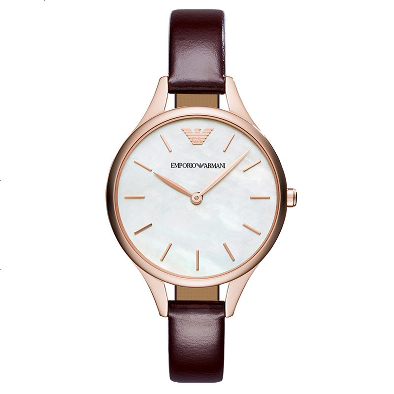 阿玛尼(EmporioArmani)手表皮质表带经典时尚休闲石英女士时尚腕表AR11057_482_774 默认尺码 默认颜色