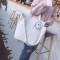 桂兰珊（Guilanshan）韩版斜跨帆布包女学生文艺单肩包ins原宿风手提包ulzza 白色笑脸