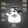 KAMJOVE/金灶 明尊 飘逸杯弹压式茶道杯耐热玻璃茶具花茶杯过滤短嘴泡茶壶茶杯 B-09