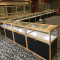 玻璃展示柜化妆品样品模型奖杯奖牌展柜 饰品珠宝柜台陈列柜 加厚100*30*200_不含玻璃