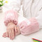 潘西韩版防污儿童秋冬袖套卡通绒布短款宝宝套袖学生护袖 粉红色