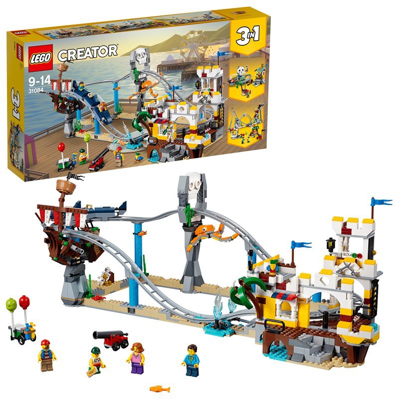 LEGO 乐高 Creator 创意百变 海盗过山车 31084 积木玩具923块