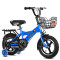 智扣儿童自行车宝宝女孩单车2-8岁小男孩童车12/14/16/18英寸 16寸 粉色悍马轮+大礼包+充气轮