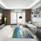地毯客厅卧室 北欧风格简约抽象宜家图案 大地毯茶几垫 80*120cm cx027