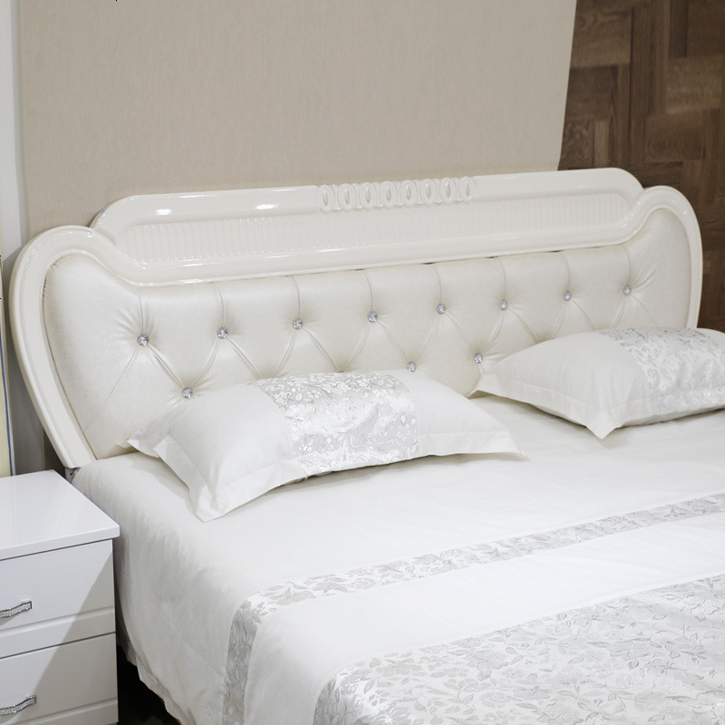 时尚韩式烤漆软包床头 床屏床靠背床头板卧室床板1.8米双人公主床 其他_aj-715