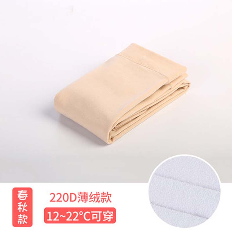 女童连裤袜春秋冬季加绒加厚保暖跳舞打底裤子外穿儿童白色舞蹈袜通用简约婴童袜裤 M码建议身高110-120cm35-55斤 肤色220D/细毛圈细薄绒中厚款