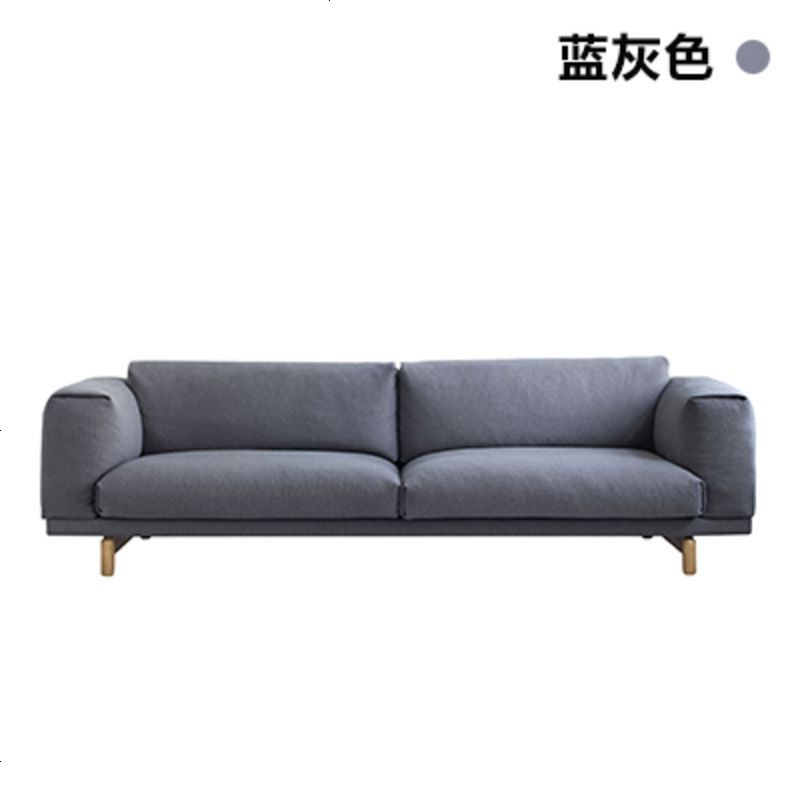 丹麦sofa北欧三人布艺沙发 小户型羽绒乳胶沙发个性客厅家具组合_563_629 单人位（110CM)_自选色（海绵款）