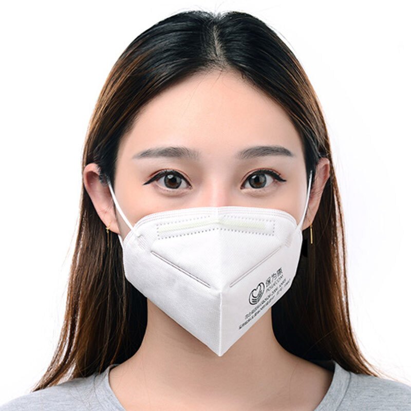 【苏宁自营】折叠工业防尘口罩 立体口罩 女男耳戴式打磨煤矿粉尘口罩 KN95防雾霾口罩1860 耳戴式白色10只装