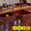 现代简约餐边柜酒柜厨房收纳柜子柜储物柜微波炉欧式碗柜茶水柜_252_464 8108上下架组合款_4_