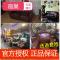 宿巢欧式沙服装店单人双人三人复古美式皮艺电脑出租房咖啡厅沙椅_2 墨绿色油蜡皮打钉印字