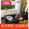 宿巢油蜡皮服装店沙换鞋凳鞋柜床尾小沙理店美工作室沙_6 天蓝色1.24米天蓝麻布