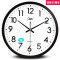 巴丝石英钟现代钟表个性挂钟创意钟客厅时钟大挂表静音简约壁钟(f60)_12英寸（直径30.5厘米） 2256灰色31厘米
