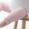 宝宝护膝学步婴幼儿小孩爬行棉婴儿夏天运动护膝盖脚套简约纯色四季通用配饰脚套 建议0-3岁均码 白色