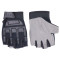 简约婴童手套小朋友秋冬季可用手套四季 用手套半指手套小 孩子半指手套 见颜色字 军绿色儿童款（5-8岁）