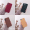 简约灯芯绒6s苹果x手机壳XSMax/XR/iPhoneX/8plus/7p女款ipho 7plus/8plus红色