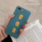 可爱卡通6s苹果x手机壳XSMax/XR/iPhoneX/8plus/7p女款iphon_14 7plus/8plus黄底