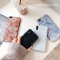 网红大理石6s苹果x手机壳XSMax/XR/iPhoneX/8plus/7p女款ipho 6plus/6splus黑色