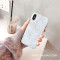 网红大理石6s苹果x手机壳XSMax/XR/iPhoneX/8plus/7p女款ipho iPhoneXR白色