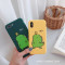 呆萌Q版卡通6splus苹果x手机壳XS/XR/Max/iPhone8plus/7女款新款 6plus/6splus绿色