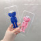 ins网红卡通6s苹果x手机壳XSMax/XR/iPhoneX/8plus/7女款iph iPhoneX/XS粉色