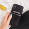 个性文字6s苹果x手机壳XSMax/XR/iPhoneX/8plus/7/6p女款iph_3 6plus/6splus黑色