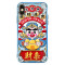 猪年卡通财神爷XS苹果7plus手机壳iPhoneXmax可爱创意X软壳8p女6s 苹果XsMax蓝底Q版财神爷财来IMD软壳