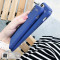 ins风宝蓝色简约iPhoneXS/8/7plus手机壳iPhoneX苹果纯色磨砂6s硬 6plus(大屏)蓝底纯色磨砂全包硬壳