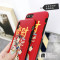 中国风红色财神爷iPhoneX手机壳7p苹果8plus财文字Xsmax软壳6sp 6p/6sp(大屏)发财3童子财神爷红底IMD软壳