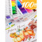 72色100色软头双头马克笔套装touch正品动漫专用笔绘画手绘设计思维导图小学生画画用的 72色+16k水彩本